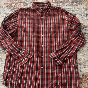 Daniel Cremieux Red and Black Plaid Shirt